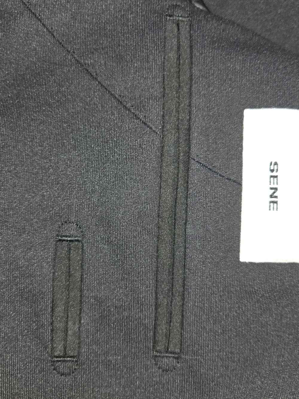 NWT Sene Studio Soho Flex Men's Black Two-Button Tailored Blazer. 40L - Picture 16 of 16